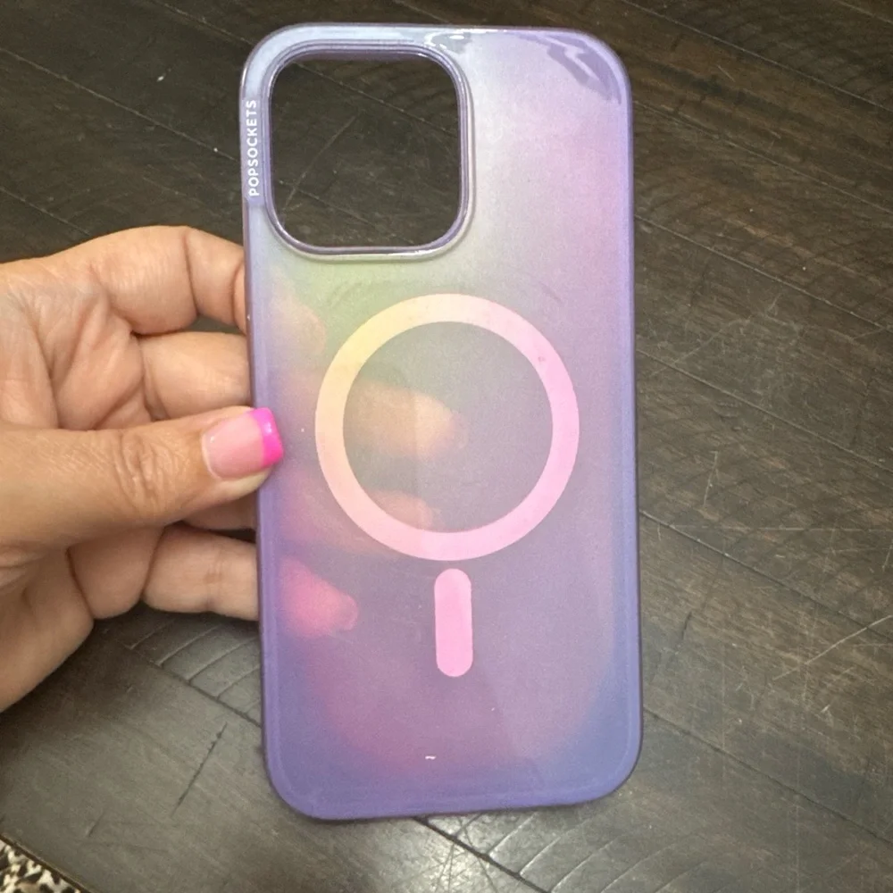PopSocket Lavender IPhone 15 Pro Max case